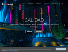 Tablet Screenshot of datapubli.com